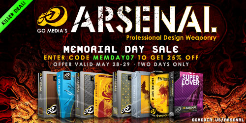 Go Media's Arsenal: Memorial Day Sale