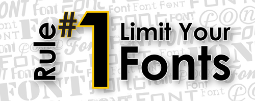 rules for font use