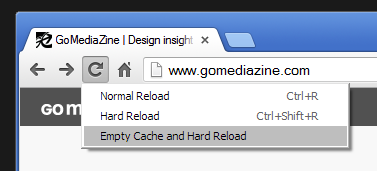 Empty cache and hard reload.