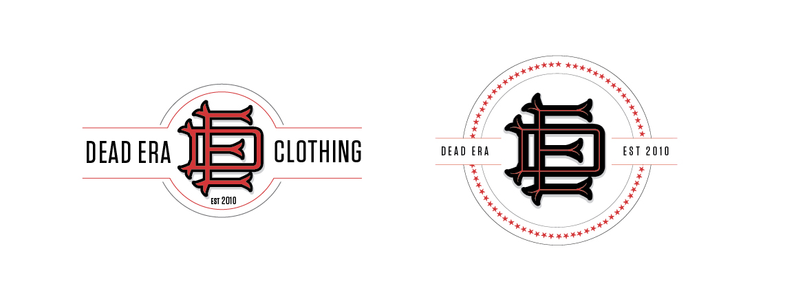 Dead Era Logo Design Monogram Alternates