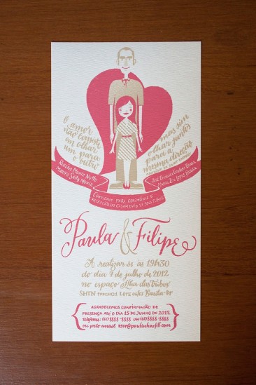 Filipe & Paula wedding invitation Filipe & Paula wedding invitation