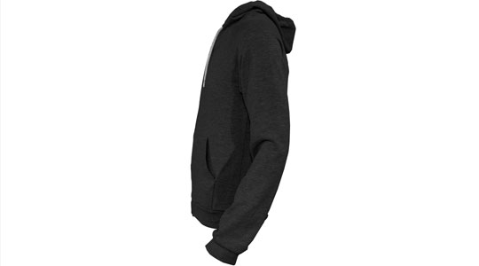Apparel > Outerwear > Zipper Hoodie > Ghosted Side