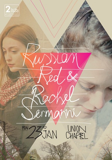 Russian Red at Union Chapel Poster