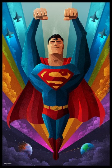 Superman poster by James White