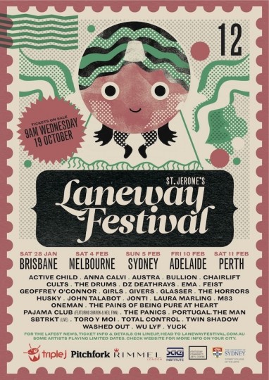 Laneway Festival poster
