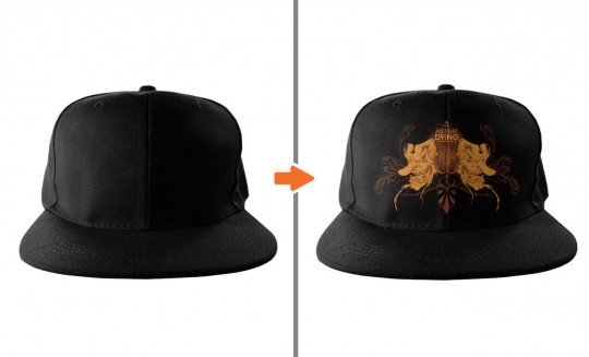 Flat Billed Snapback Hat