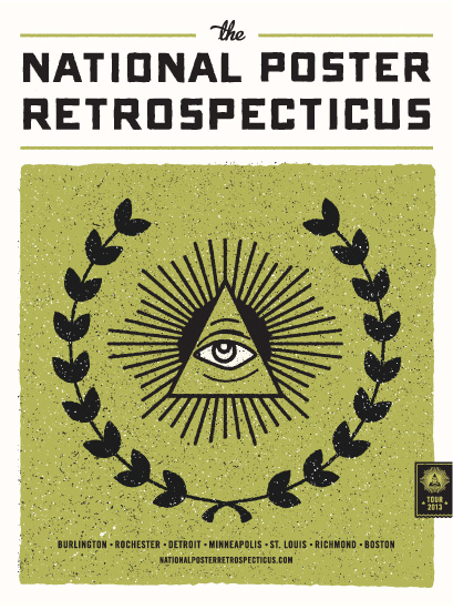 National Poster Retrospecticus Tour Poster 2013 | JP Boneyard