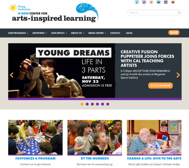 Center for Arts Inspired Learning   Arts Education Programming