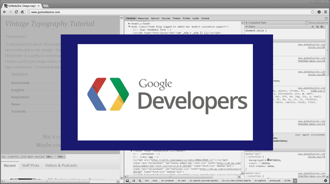 chrome developer tools twitter video