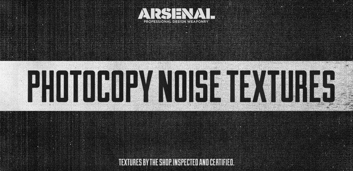 The photocopy noise texture pack by The Shop / Simon Birky Hartmann