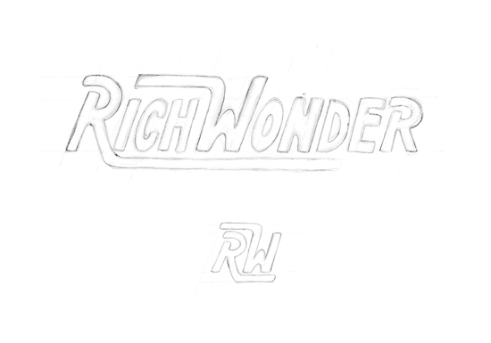 Rich Wonder Logo Design - Sketches 1